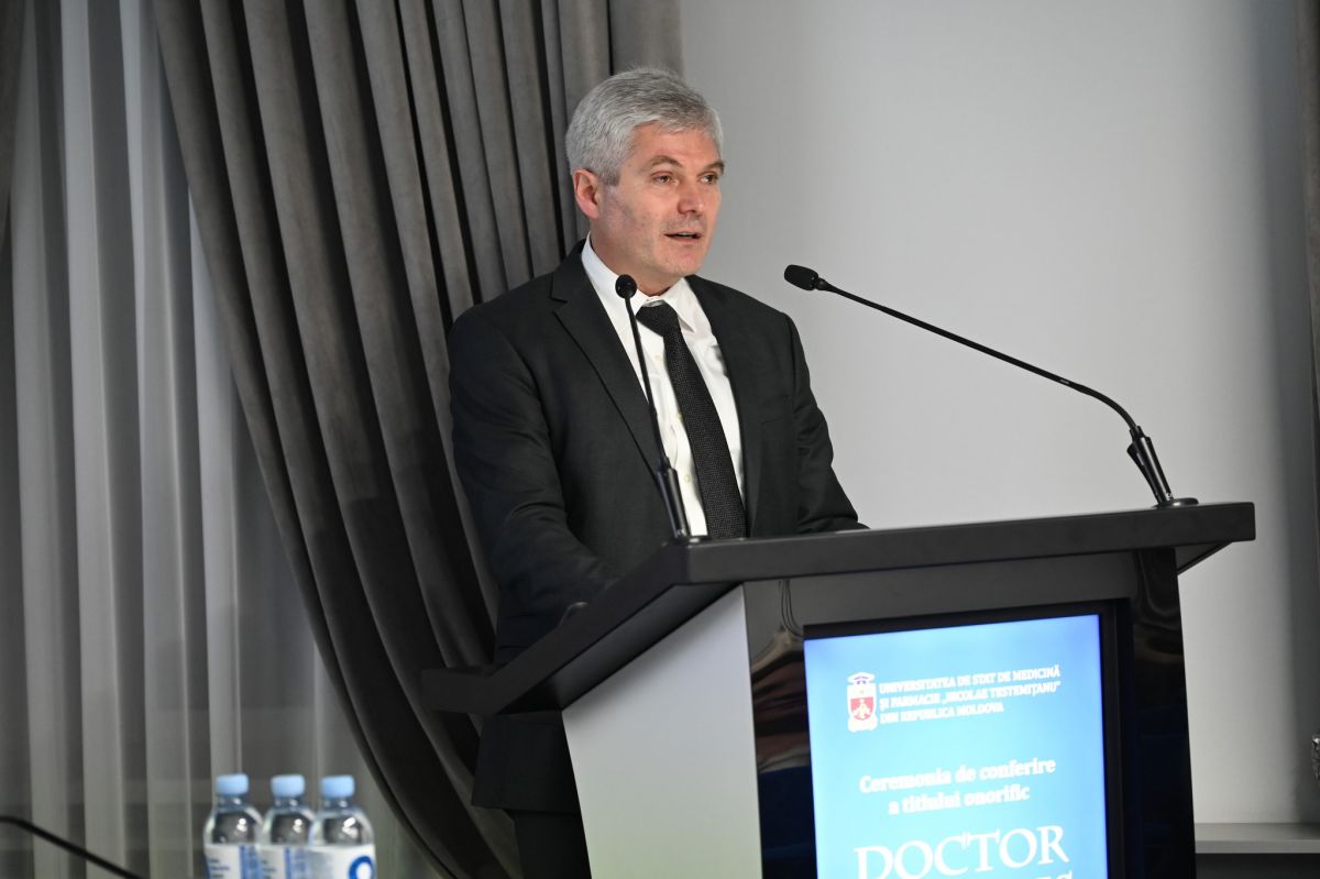 Doctor Honoris Causa al USMF „Nicolae Testemițanu” profesorul emerit Dan Lucian Dumitrașcu